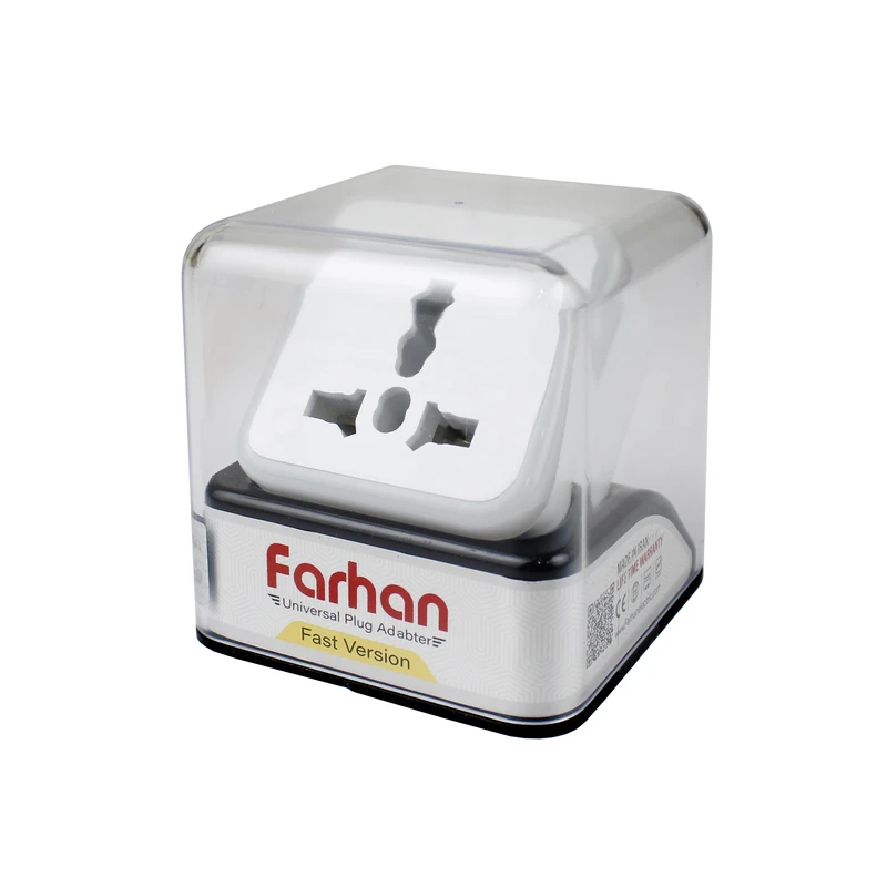 تبدیل برق 3 به 2 چراغ دار فرحان الکتریک مدل F10