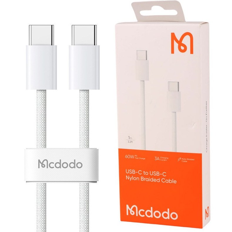 کابل تبدیل فست شارژ Mcdodo CA-569 Type-C to Type-C PD 3A 60W 1m